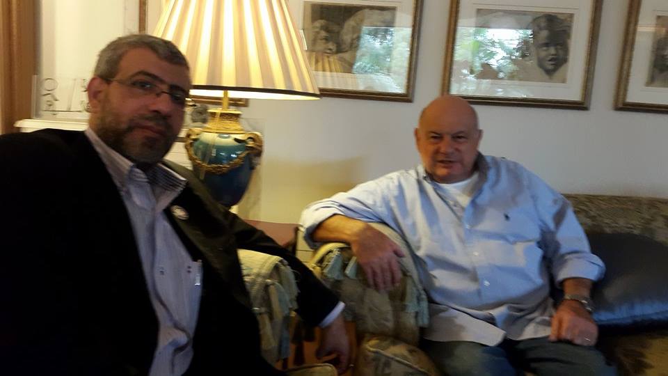 أمين عام المنظمة فى زيارة ودية لوزير الدفاع السابق ” إيلى سكاف ” ببيروت